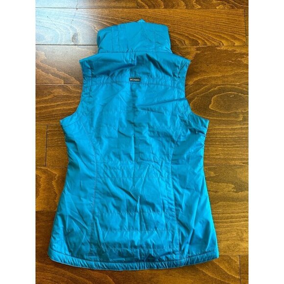 Columbia Women's Shining Light II Insulated Vest With Fleece Lining NWT Blue XS - Picture 8 of 8